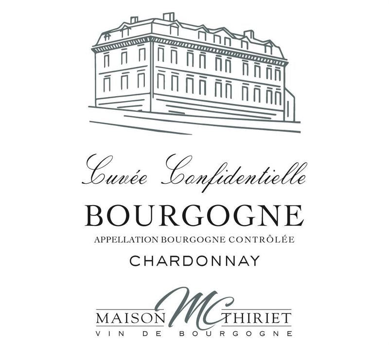 Domaine Camille Thiriet Bourgogne Chardonnay Cuvee Confidentielle 2022