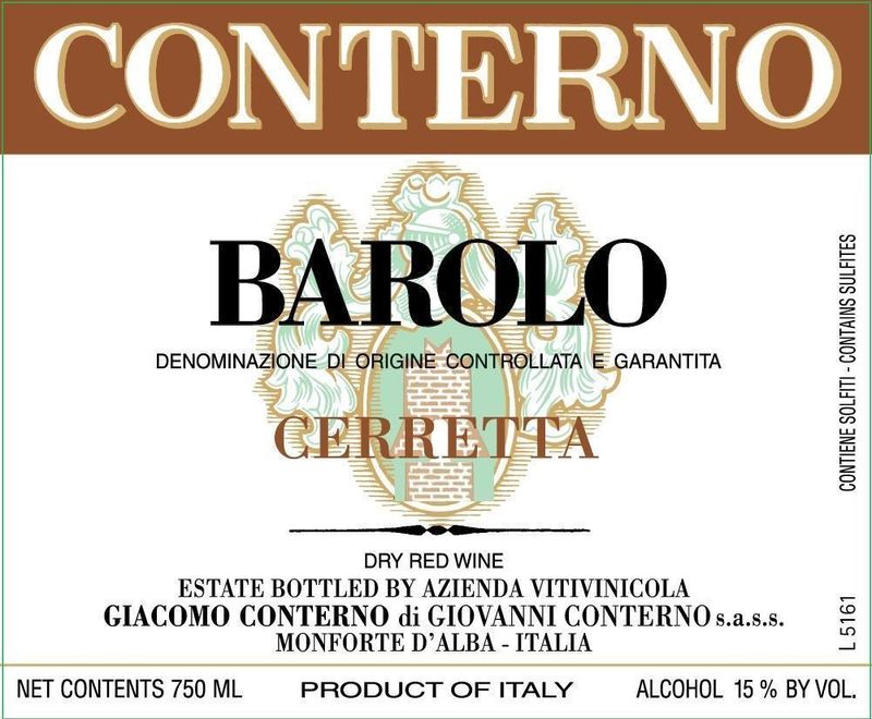 Giacomo Conterno Barolo &