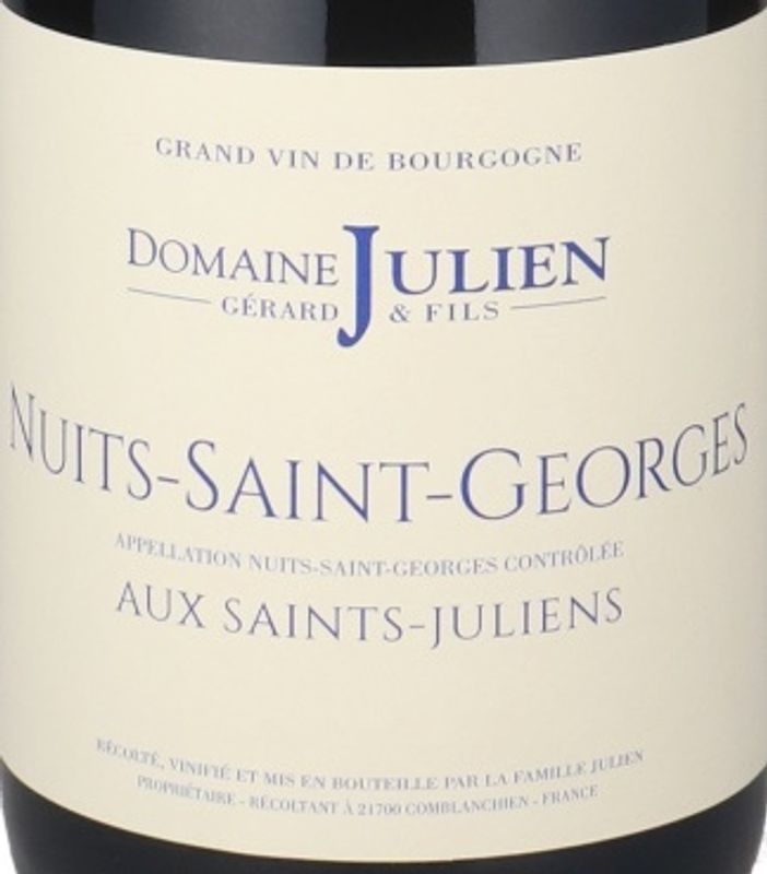 Domaine Julien Nuits-St-Georges &