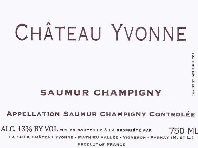 Chateau Yvonne Saumur-Champigny &