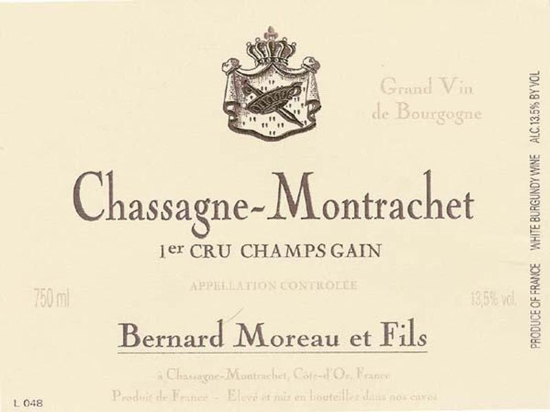 Bernard Moreau Chassagne-Montrachet 1er Cru &