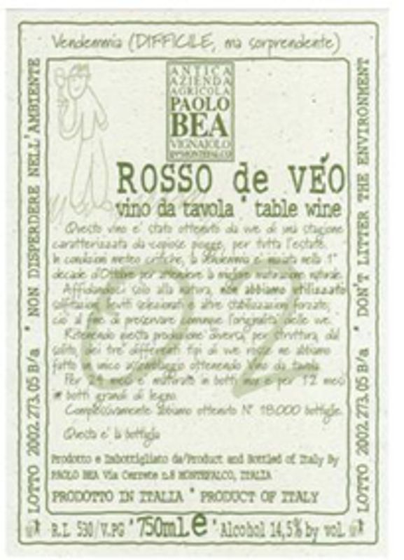 Paolo Bea Umbria Rosso &