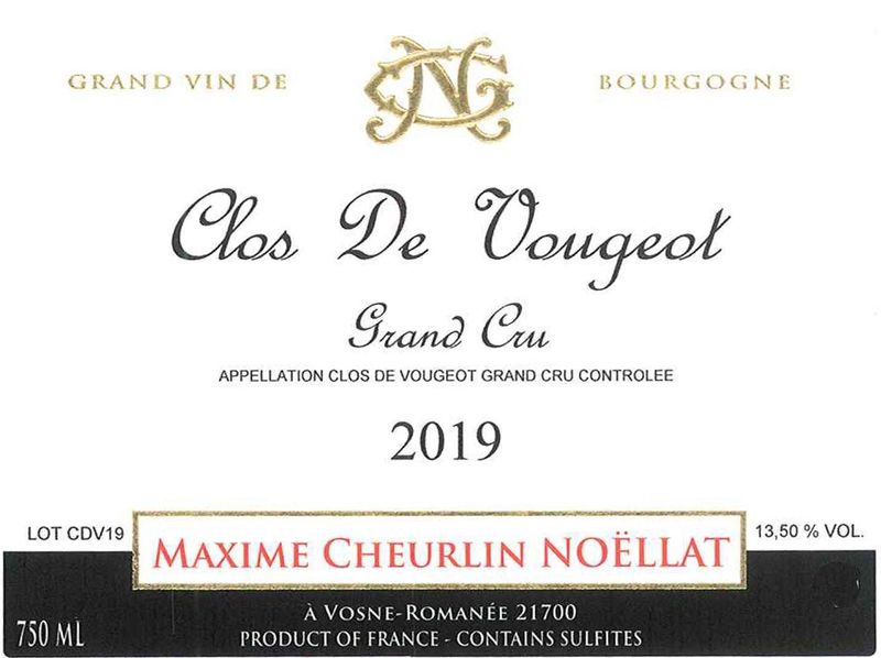 Maxime Cheurlin Noellat Clos de Vougeot Grand Cru 2020