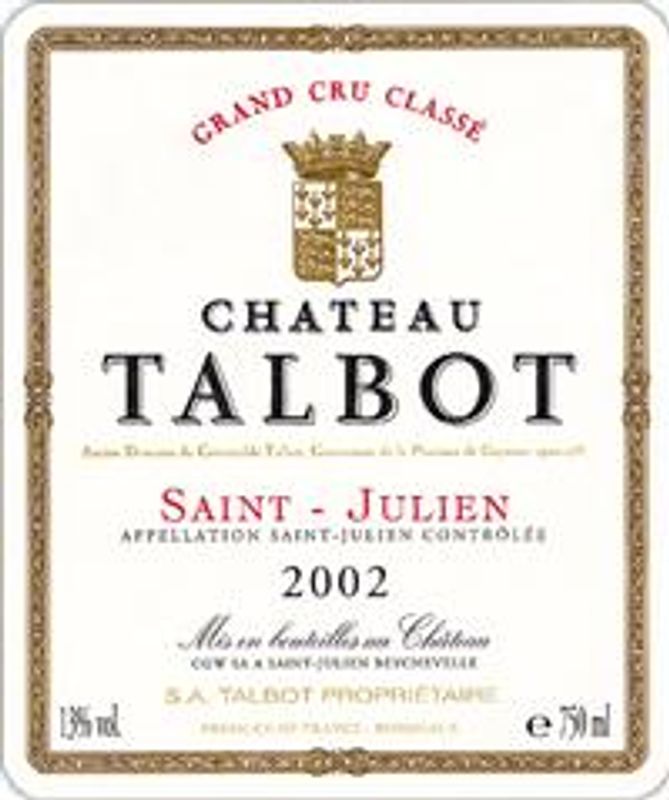 Chateau Talbot St Julien 2009