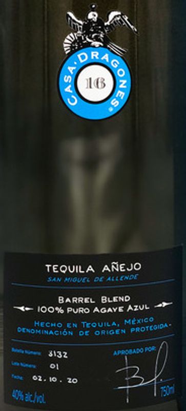 Casa Dragones Tequila Anejo