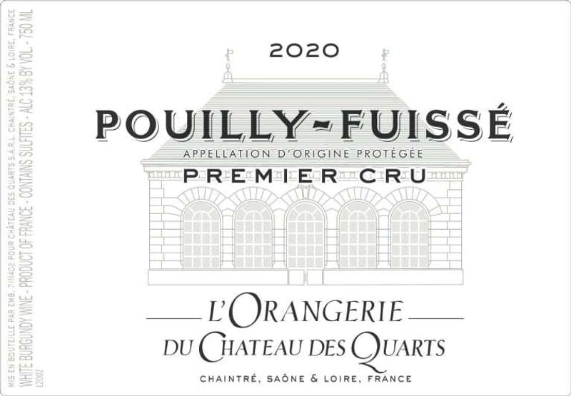 Chateau des Quarts Pouilly Fuisse 1er Cru &