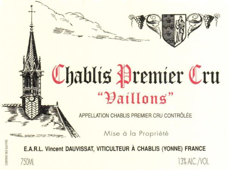 Domaine Rene et Vincent Dauvissat Chablis 1er Cru &