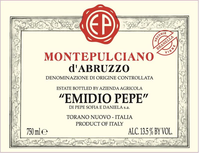 Emidio Pepe Montepulciano d&