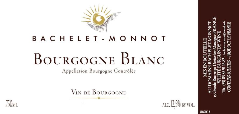 Domaine Bachelet-Monnot Bourgogne Blanc 2023