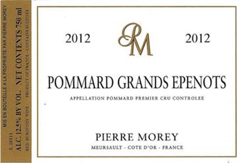 Pierre Morey Pommard 1er Cru &