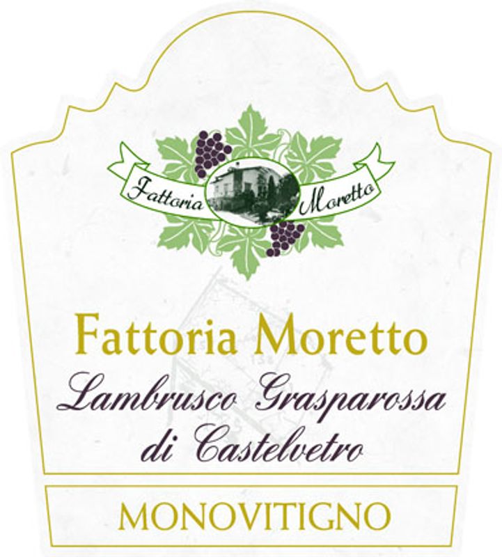 Fattoria Moretto Lambrusco Grasparossa di Castelvetro &
