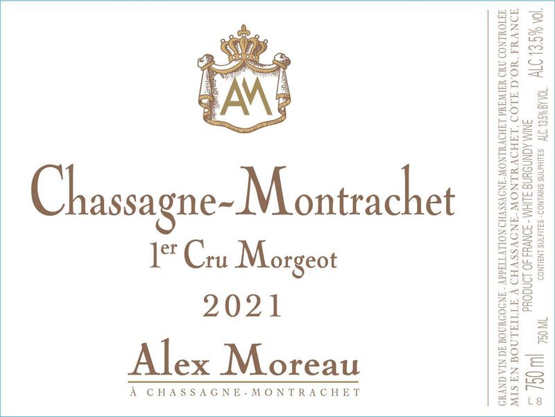 Alex Moreau Chassagne-Montrachet 1er Cru &