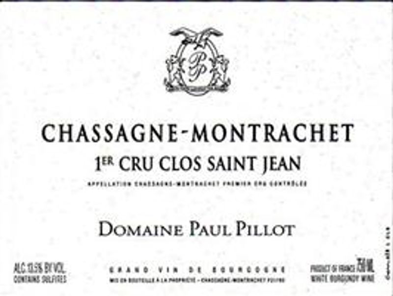 Domaine Paul Pillot Chassagne-Montrachet 1er Cru &