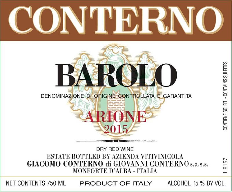 Giacomo Conterno Barolo Arione 2020