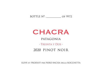 Chacra Pinot Noir 'Treinta y Dos' Rio Negro 2021