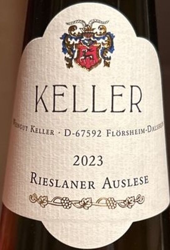 Keller Rieslaner Auslese Rheinhessen 2023