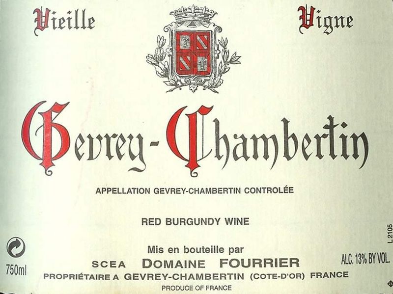 Domaine Fourrier Gevrey-Chambertin Vieilles Vignes 2023