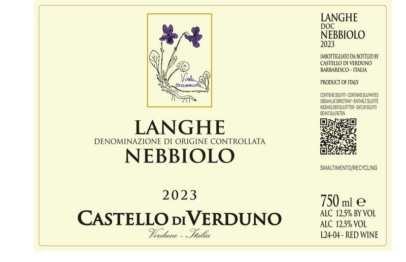 Castello di Verduno Langhe Nebbiolo 2024