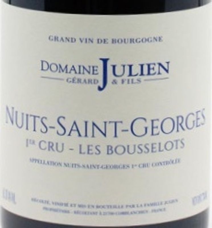 Domaine Julien Nuits-St-Georges 1er Cru &