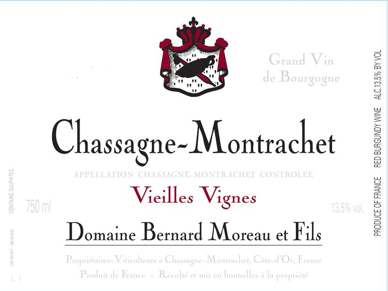 Bernard Moreau Chassagne-Montrachet Rouge VV 2017