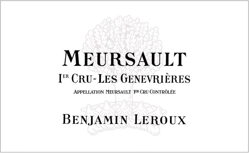 Benjamin Leroux Meursault 1er Cru &