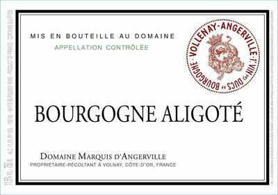 Marquis d'Angerville Bourgogne Aligote 2022
