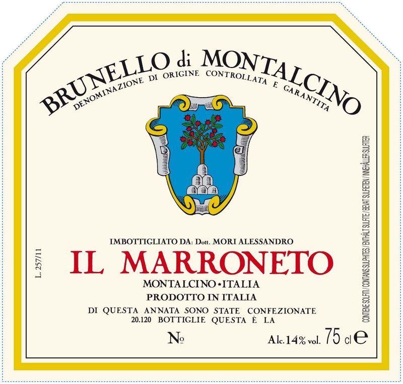 Il Marroneto Brunello di Montalcino 2019