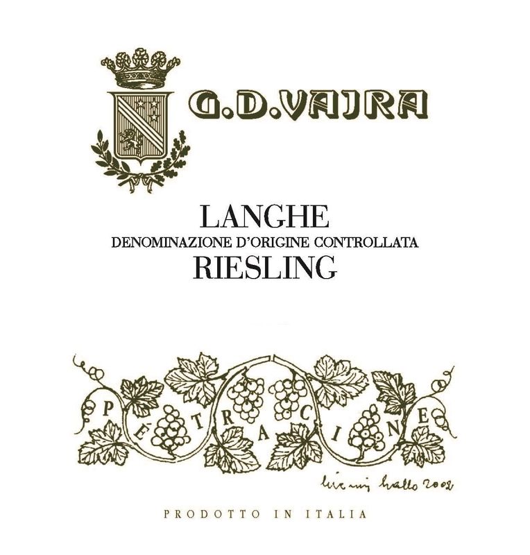 Vajra Langhe Riesling &