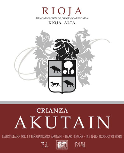 Bodegas Akutain Rioja Crianza 2020