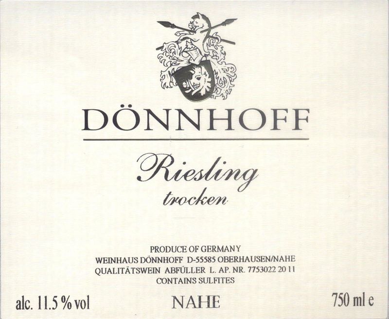 Donnhoff Riesling Nahe Trocken 2023