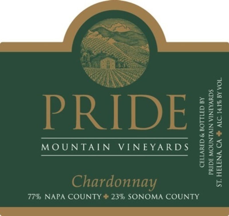 Pride Mountain Chardonnay Napa-Sonoma 2021