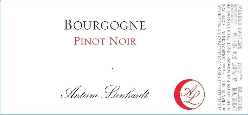 Antoine Lienhardt Bourgogne Rouge 2023