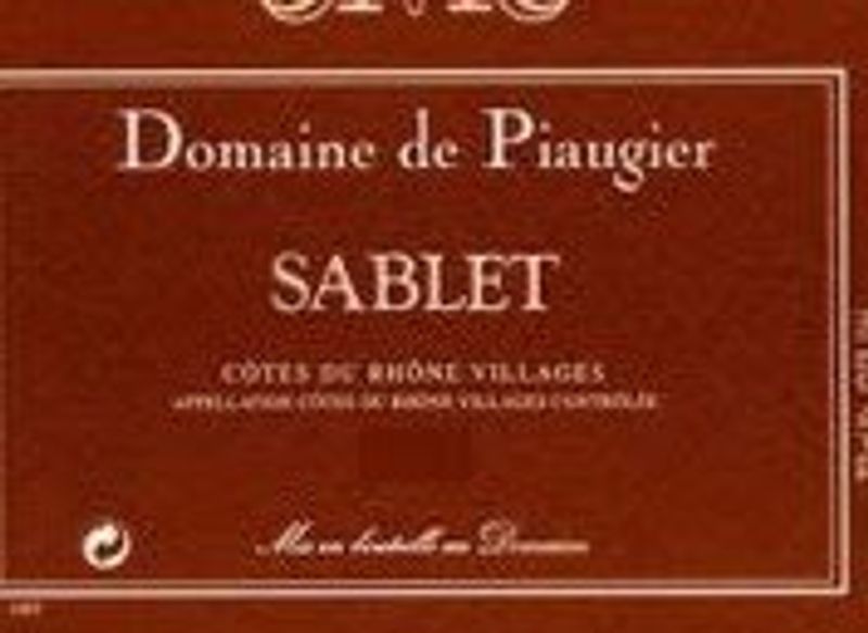 Piaugier Cotes-du-Rhone Villages &