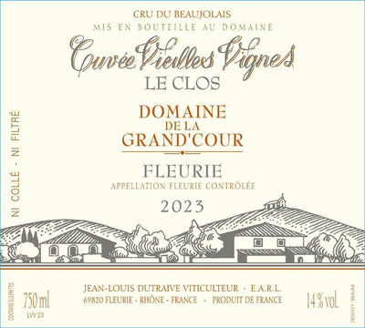 Jean-Louis Dutraive Fleurie VV 'Le Clos' 2023