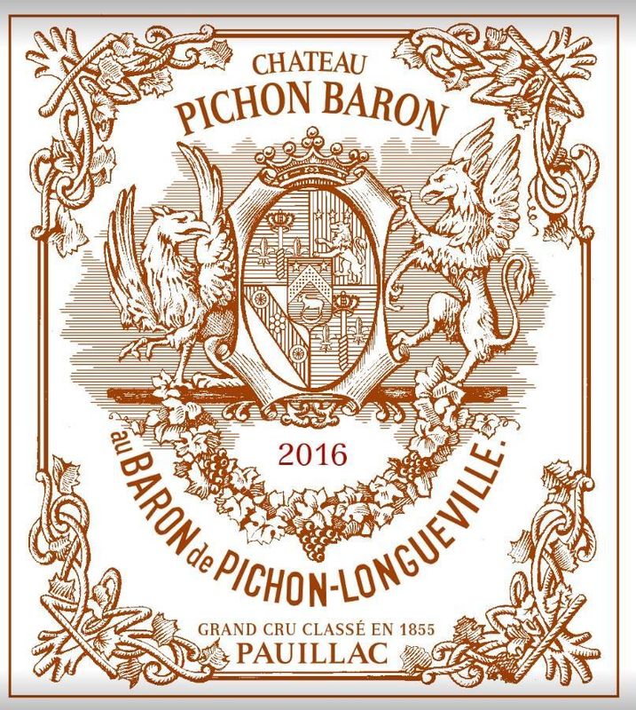 Chateau Pichon-Longueville Baron Pauillac 2016