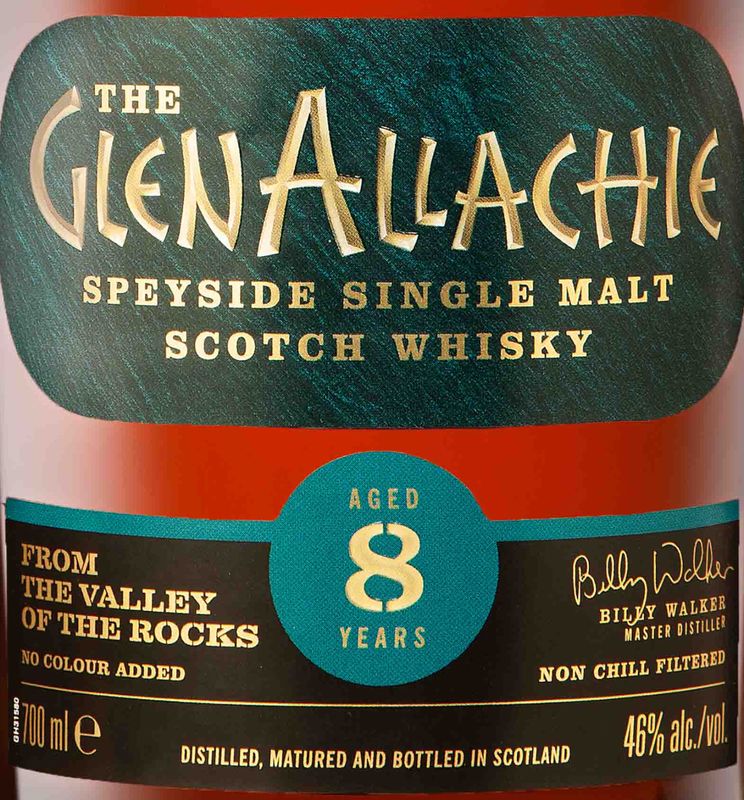 GlenAllachie 8 yr Speyside Single Malt Scotch Whisky