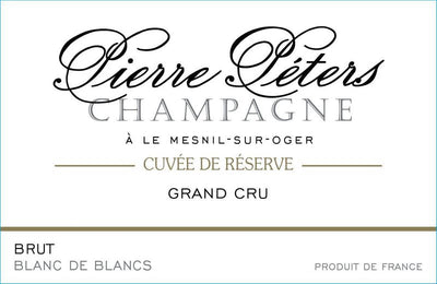 Pierre Peters 'Cuvee de Reserve' Blanc de Blancs Brut Champagne NV