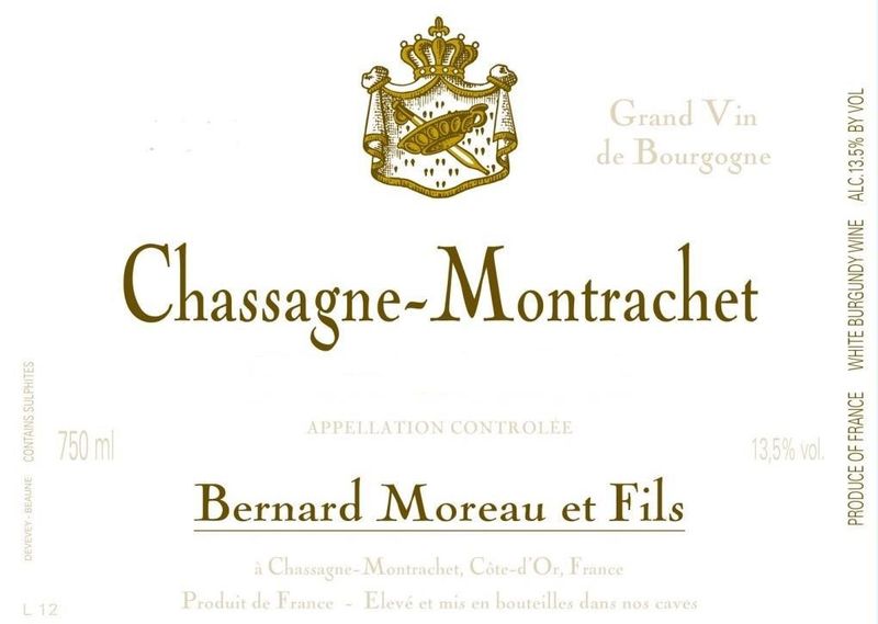 Bernard Moreau Chassagne-Montrachet 2017