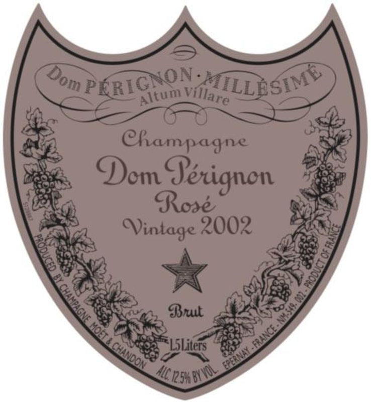 Dom Perignon Brut Rose Champagne 2002