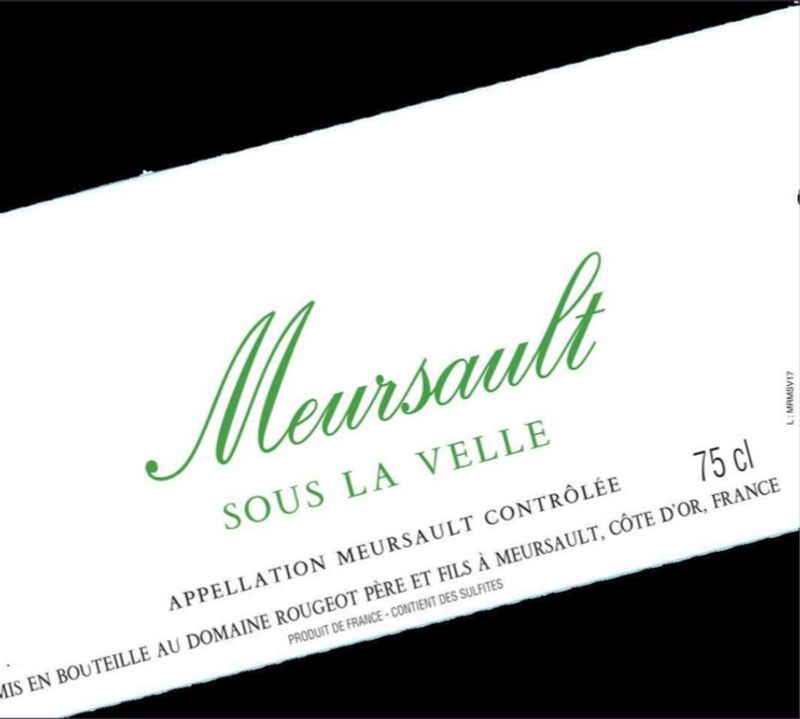 Domaine Rougeot Meursault &