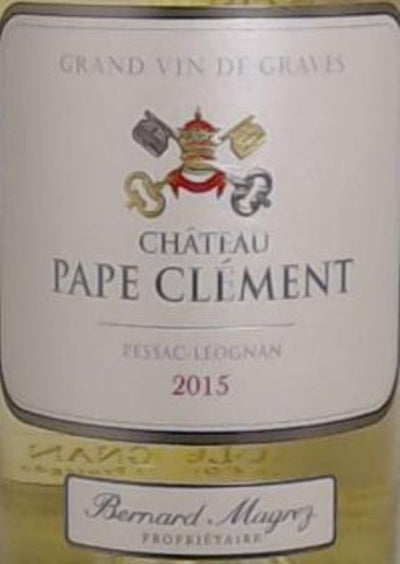 Le Clementin du Chateau Pape Clement Blanc 2019