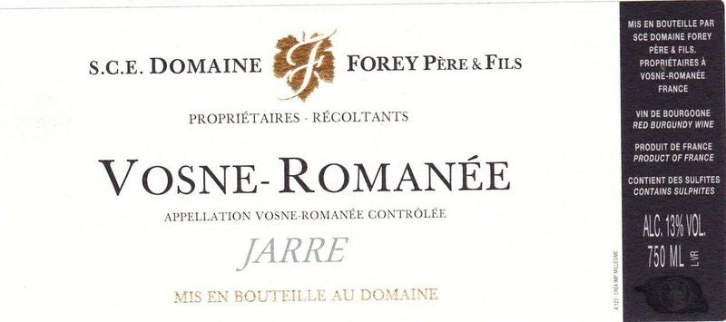 Domaine Forey Vosne-Romanee &