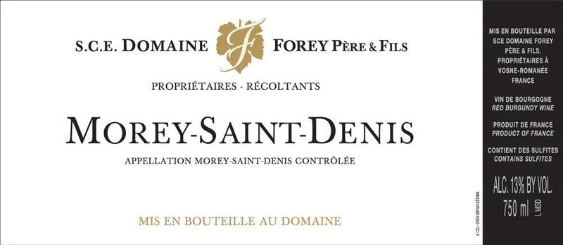 Domaine Forey Morey-Saint-Denis 2022