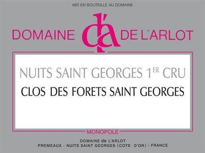 Domaine de l'Arlot Nuits-St-Georges Rouge 1er Cru 'Clos des Forets Saint George Monopole' 2021