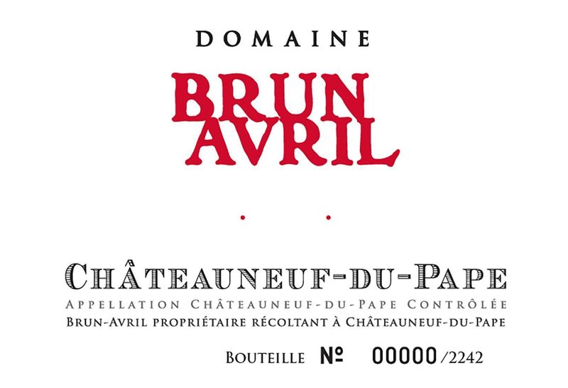 Domaine Brun-Avril Chateauneuf-du-Pape 2020