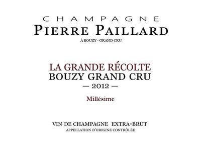 Pierre Paillard 'La Grande Recolte' Extra Brut Grand Cru Champagne 2012