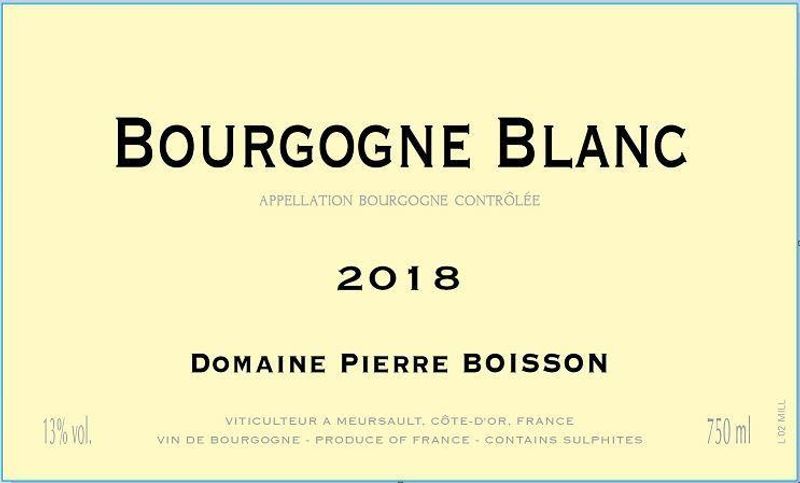 Pierre Boisson Bourgogne Blanc 2022