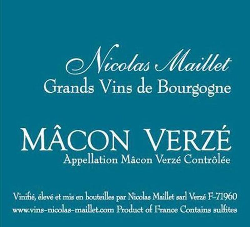 Nicolas Maillet Macon-Verze Blanc &