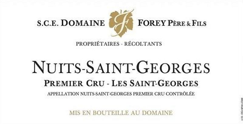 Domaine Forey Nuits-Saint-Georges 1er Cru &