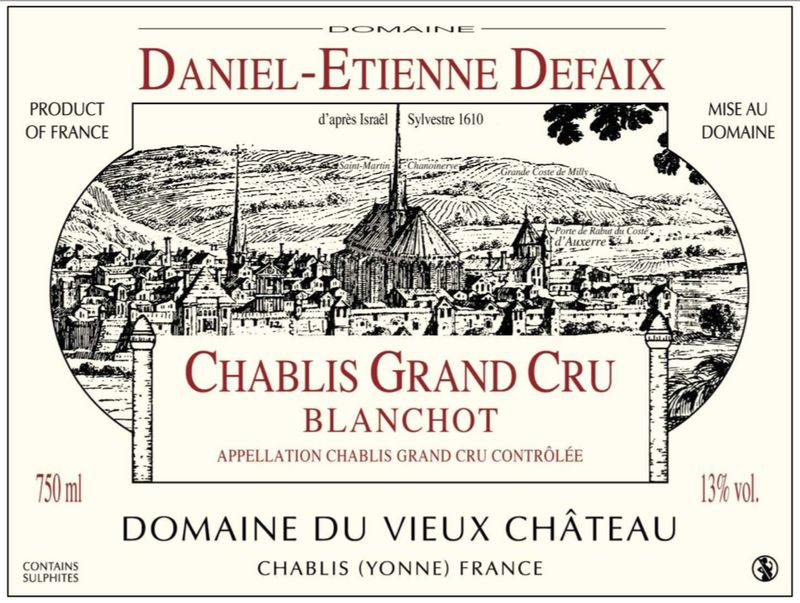 Defaix Chablis Grand Cru &